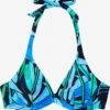 Desigual Hauts De Bikinis Avec Armatures Soutien-gorge Invisible Hauts De Bikini Bukit Femme Bleu Marine / Azur / Bleu Ciel