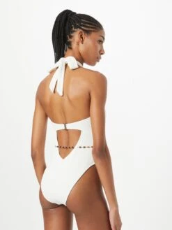 RIVER ISLAND Maillots De Bain Une Pièce Col Haut Maillot De Bain Femme Crème -Lumiere de Bikini Boutique 7c7d0568f2736788c0abdca6da8428f8