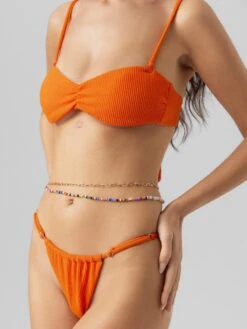 Vero Moda Bas De Bikinis Bas De Bikini Meera Femme Orange -Lumiere de Bikini Boutique 7ddb404603417bbad2eec0590d5077ba