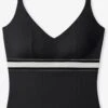 Schiesser Tankinis Triangle Tankini Californian Dream Femme Noir -Lumiere de Bikini Boutique 80b83120a00e6959d0bc7024932caef8