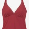 S.Oliver Tankinis Triangle Tankini Femme Rouge Sang -Lumiere de Bikini Boutique 80df29a84eef197e090c225fab20288b