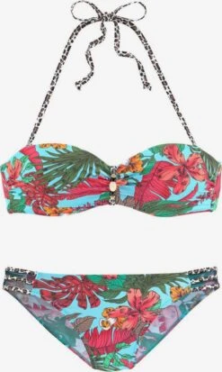Bruno Banani Bikinis à Armatures Bandeau Bikini Femme Mélange De Couleurs