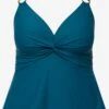 Ulla Popken Tankinis Triangle Tankini Femme Bleu