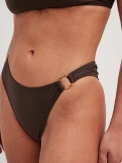 NA-KD Bas De Bikinis Bas De Bikini Femme Chocolat