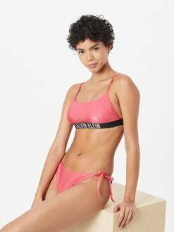Calvin Klein Swimwear Hauts De Bikinis Bustiers Bustier Hauts De Bikini Femme Magenta -Lumiere de Bikini Boutique 8469731a81d1b2cce7c9bf19e827bfcd