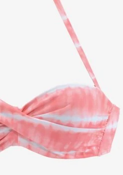 S.Oliver Hauts De Bikinis Bandeaux Bandeau Hauts De Bikini Femme Rose Chiné -Lumiere de Bikini Boutique 8567b824bec7f99f5c2452bc8deeed6e