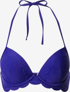 Hunkemöller Hauts De Bikinis Push-up Regular Hauts De Bikini Scallop Femme Indigo