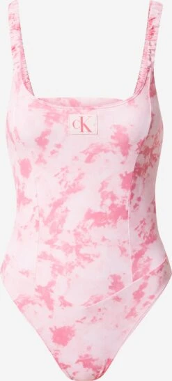 Calvin Klein Swimwear Maillots De Bain Une Pièce Bustier Maillot De Bain Femme éosine / Rose Ancienne