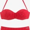 Buffalo Bikinis Bandeaux Bandeau Bikini Femme Rouge -Lumiere de Bikini Boutique 88354156949b43d9be96d9dd34aa8688