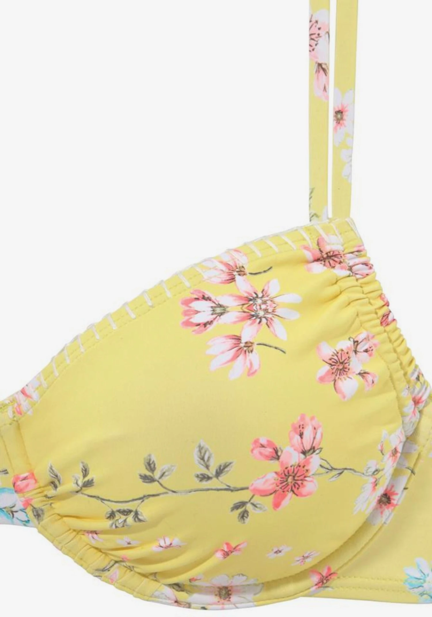 Sunseeker Hauts De Bikinis Avec Armatures Soutien-gorge Invisible Hauts De Bikini Ditsy Femme Jaune 6 Sunseeker Hauts De Bikinis Avec Armatures Soutien-gorge Invisible Hauts De Bikini Ditsy Femme Jaune – Image 4