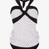 Tankinis Tankini AMELIE Femme Noir / Blanc -Lumiere de Bikini Boutique 89621b0ccaf00b2d08b08dac857defaf
