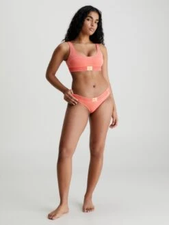 Calvin Klein Swimwear Hauts De Bikinis Bustiers Bustier Hauts De Bikini Femme Orange -Lumiere de Bikini Boutique 8dc463c72bd16614e2e7651b0af6867e