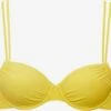 Buffalo Hauts De Bikinis Avec Armatures Regular Hauts De Bikini Happy Femme Jaune