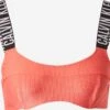 Calvin Klein Swimwear Hauts De Bikinis Bustiers Bustier Hauts De Bikini Femme Corail -Lumiere de Bikini Boutique 9018db2d3d5ce162e021b4749afd4f51