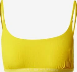 Hauts De Bikinis Bustiers Bustier Hauts De Bikini Femme Jaune