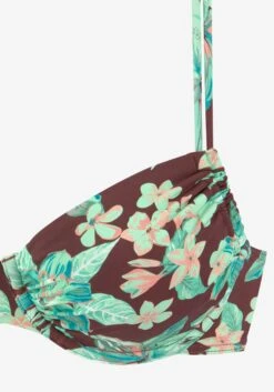 S.Oliver Bikinis à Armatures Soutien-gorge Invisible Bikini Femme Marron / Vert -Lumiere de Bikini Boutique 95936b3d12d1a7730e46476c061855cd