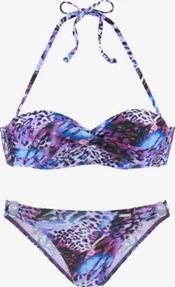 Bruno Banani Bikinis Bandeaux Bandeau Bikini Femme Prune / Lilas