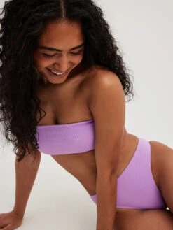 NA-KD Hauts De Bikinis Bandeaux Bandeau Hauts De Bikini Femme Violet Clair -Lumiere de Bikini Boutique 9708dbdd74efbcfbd1bfa2427db944ba