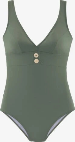Maillots De Bain Une Pièce Triangle Maillot De Bain Femme Olive
