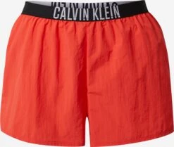 Calvin Klein Swimwear Maillots De Bain Shorts De Bain Femme Rouge