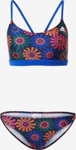 Adidas Sportswear Grands Bonnets Bustier Bikini De Sport Femme Indigo