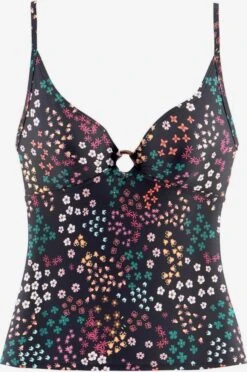 S.Oliver Tankinis Push-up Haut De Tankini Femme Mélange De Couleurs / Noir