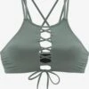 Bench Hauts De Bikinis Col Montant Col Haut Hauts De Bikini Perfect Femme Olive -Lumiere de Bikini Boutique 9beca2d4db78a3d7b727abc3a08348e0