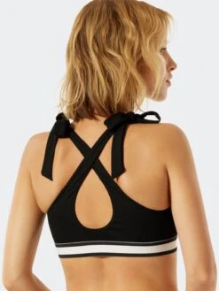 Schiesser Hauts De Bikinis Bustiers Bustier Hauts De Bikini Aqua Californian Dream Femme Noir -Lumiere de Bikini Boutique 9bfe63aaef6e690f7d547f127e3c4a65