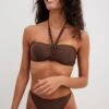 NA-KD Bas De Bikinis Bas De Bikini Femme Chocolat -Lumiere de Bikini Boutique 9f6c8d286df2b0f78651a7642821f849