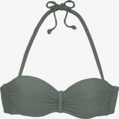 Sunseeker Hauts De Bikinis Bandeaux Bandeau Hauts De Bikini Femme Olive