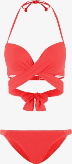 S.Oliver Bikinis Push-up Push-up Bikini Femme Rouge Vif