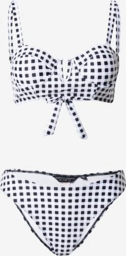 Dorothy Perkins Bikinis à Armatures Balconnet Bikini Femme Noir