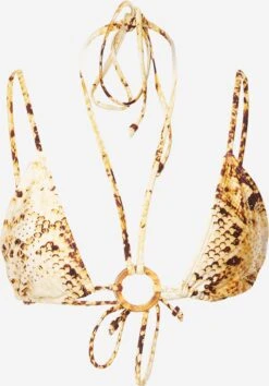 RIVER ISLAND Hauts De Bikinis Triangles Triangle Hauts De Bikini Femme Jaune / Jaune Clair