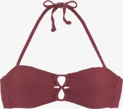 Sunseeker Hauts De Bikinis Bandeaux Bandeau Hauts De Bikini Femme Rouge