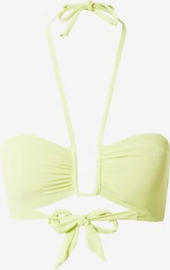 Hunkemöller Hauts De Bikinis Bandeaux Bandeau Hauts De Bikini Femme Jaune