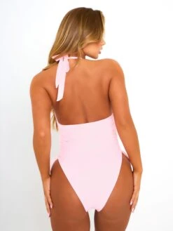 Maillots De Bain Une Pièce Maillot De Bain Femme Rose Pastel -Lumiere de Bikini Boutique ace73c4b2dc5d18296705955089f0234