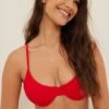NA-KD Hauts De Bikinis Avec Armatures Soutien-gorge Invisible Hauts De Bikini Femme Rouge Orangé -Lumiere de Bikini Boutique adfba16b43401e857cecaee5154b70f7