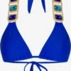 Hauts De Bikinis Triangles Triangle Hauts De Bikini Boujee Femme Bleu -Lumiere de Bikini Boutique af4bc181baef3e2f800c66487abe901d