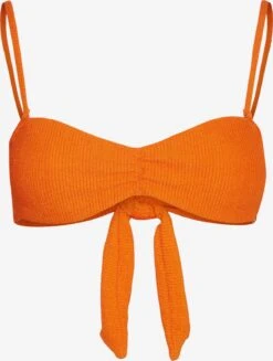 Vero Moda Hauts De Bikinis Bandeaux Bandeau Hauts De Bikini Meera Femme Orange