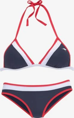 KangaRoos Bikini Sets Triangle Bikini Femme Bleu Marine