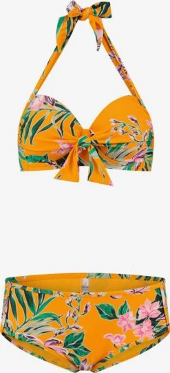 Shiwi Grands Bonnets Soutien-gorge Invisible Bikini Femme Orange