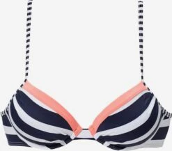 KangaRoos Hauts De Bikinis Avec Armatures Push-up Hauts De Bikini Femme Bleu Marine