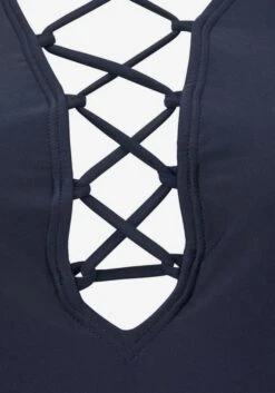 VENICE BEACH Maillots De Bain Une Pièce Triangle Maillot De Bain Femme Bleu Marine -Lumiere de Bikini Boutique b2b70fc2af04f8bb2bd51840fc5bf1ca