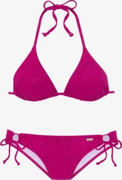 Buffalo Grands Bonnets Triangle Bikini Femme Fuchsia