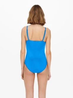 ONLY Maillots De Bain Une Pièce Maillot De Bain Aline Femme Bleu -Lumiere de Bikini Boutique b70a322a450377b783fea8f6ab2ae904