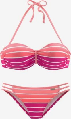 VENICE BEACH Bikinis Bandeaux Bandeau Bikini Femme Rose
