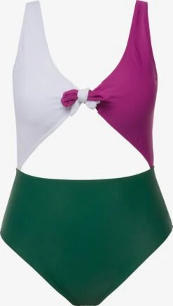 Maillots De Bain Une Pièce Maillot De Bain Femme Vert / Rose / Blanc