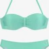 S.Oliver Bikinis à Armatures Bandeau Bikini Femme Menthe