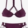 Buffalo Bikinis à Armatures Push-up Bikini Femme Violet -Lumiere de Bikini Boutique bc341c02340838628fe29536246432bc