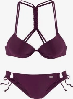 Buffalo Bikinis à Armatures Push-up Bikini Femme Violet